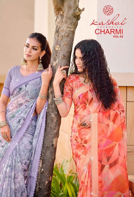Charmi Vol 2 By Kashvi Weightless Printed Fancy Saree 
